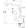 Смеситель GRANULA GR-2502 шварц (черный металлик) 2502 SHBAPC